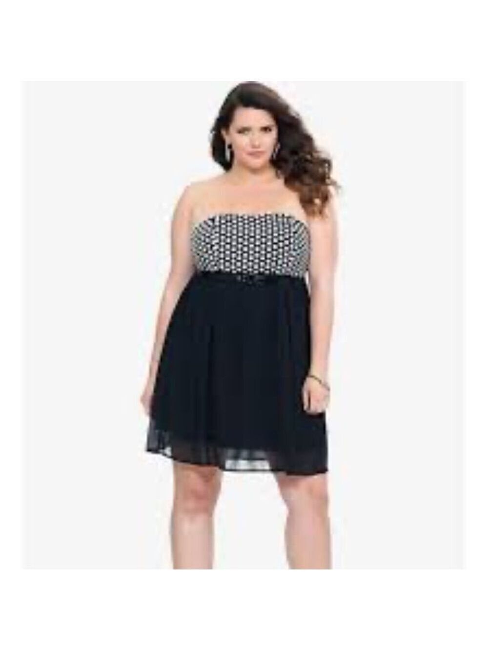 TORRID Strapless Fit & Flare Mini Dress